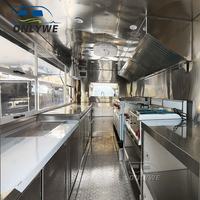 Onlywe Food Truck à vendre en Espagne, Conteneur maritime transformé en remorque alimentaire, Remorque alimentaire pour gyros, Remorque alimentaire avec réfrigérateur, Food Truck de 20 pieds