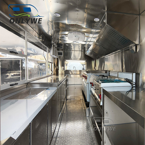 Onlywe Food Truck à vendre en Espagne, Conteneur maritime transformé en remorque alimentaire, Remorque alimentaire pour gyros, Remorque alimentaire avec réfrigérateur, Food Truck de 20 pieds - Product Image 6