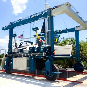 Grúa Móvil de Plataforma para Barcos de 100, 200 y 800 Toneladas con Control Remoto y Neumáticos de Goma para Uso en Orilla - Product Image 2