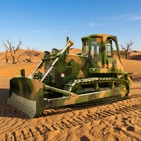 Bulldozer de développement montanais SD22J, équipement de terrassement à chenilles, camouflage dissimulable, épaissi et résistant à l'usure