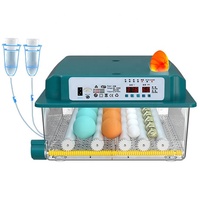 Incubateur à œufs de poulet à vente chaude, capacité de 36 œufs, machine d'éclosion avec moteur de retournement, incubateur entièrement automatique à vendre au Ghana