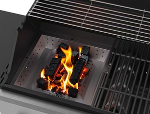 Darwin duo <strong>gas</strong> and <strong>charcoal</strong> <strong>BBQ</strong> 2 in 1 hybird grill - Product Image 2