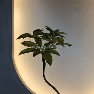 Árbol Artificial <span class=keywords><strong>de</strong></span> <span class=keywords><strong>Schefflera</strong></span> <span class=keywords><strong>de</strong></span> Alta Simulación, Económico, <span class=keywords><strong>de</strong></span> Fábrica QUANGUI, Bonsái <span class=keywords><strong>de</strong></span> 120 cm, Resistente a los Rayos UV, Plástico Ecológico, Árbol Artificial para el Hogar - Product Image 2