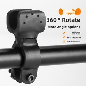 2nd Generation U-Shaped 360-Degree Rotating Car Clip <b>Bicycle</b> Mount <b>Light</b> Clip Flashlight Rehabilitation Therapy Supplies - Product Image 6