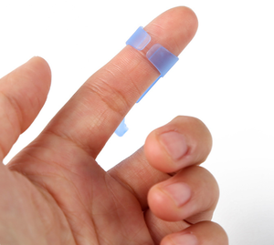 Anillo de hilo de plástico colorido al por mayor, herramienta de ganchillo, soporte para dedo, accesorios de costura para manualidades de tejer DIY - Product Image 4