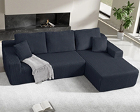 Nouveautés 2026 Tendance Chine Alibaba Faible MOQ Personnalisé Convertible Rembourré Inclinable Éponge Canapé-lit en L Gonflable Moderne