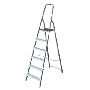 Échelle domestique multi-étagères en aluminium, pliable, avec main courante de sécurité, personnalisable, directement de l'usine - Product Image 4