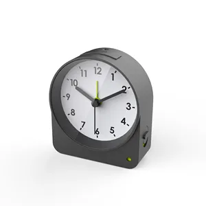 Sveglia analogica al quarzo visualizzazione dell'ora classica retroilluminazione da tavolo rotonda Snooze orologi da parete da tavolo Design moderno