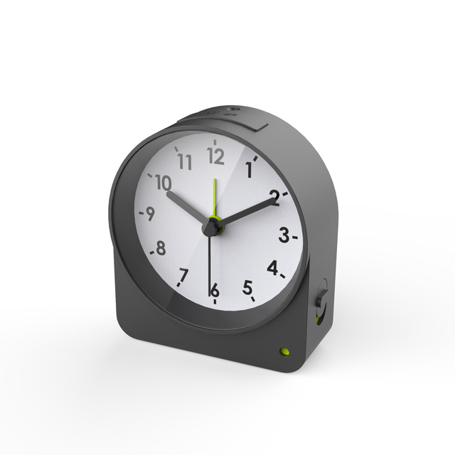Quartz Analog Alarm Clock Time Display Classic Round Desktop Backlight Snooze Table Desk Wall Clocks Modern Design