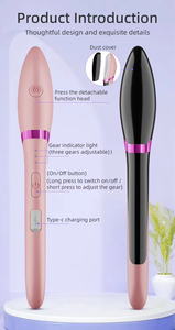 <span class=keywords><strong>Rasoir</strong></span> rechargeable pour l'épilation et l'exfoliation du <span class=keywords><strong>visage</strong></span>, en acier inoxydable, outil de <span class=keywords><strong>dermaplaning</strong></span> sonique pour femmes, <span class=keywords><strong>visage</strong></span> avec tête à pointe diamant - Product Image 5