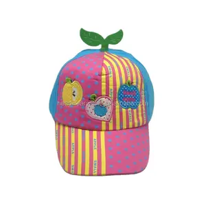 다채로운 패션 아이/어린이 야구 모자 모자 탑 버튼 잔디