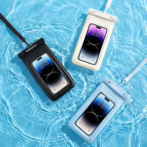 Pochette de téléphone étanche à double face, design gonflable, anti-affouillage, en TPU, avec sangle plus large - Product Image 1