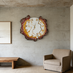 <span class=keywords><strong>Reloj</strong></span> Decorativo de Pared de Porcelana con Cristales Irregulares, Acrílico Premium, Islámico Musulmán, con Ajuste Automático de Hora de Oración - Product Image 1