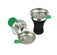 Pot à chicha en silicone avec motif de note musicale arabe, bol à chicha, récipient à chicha