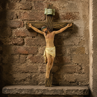 Résine jésus christ crucifix croix catholiques pour La Maison chapelle décoration