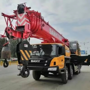 Grúa móvil sobre camión Sany STC900 de 90t usada y bien mantenida, certificada por la EPA, con elevación estable para proyectos de construcción - Product Image 1
