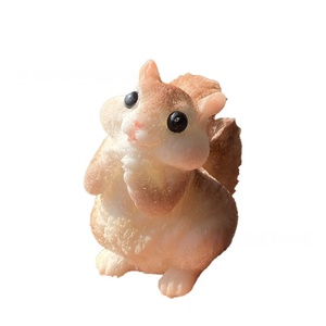 Juguete Antiestrés de Peluche con Forma de Ardilla Simulada, Juguete de Peluche de Hámster para Apretar, Juguete TPR Taba Squishy - Product Image 2