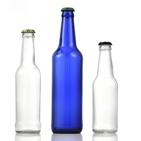Vente en gros de bouteilles de bière créatives de 330ml 12 oz Boîte en carton ambré vide en verre alcoolisé pour boissons