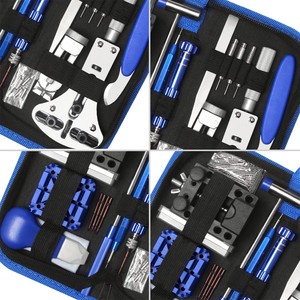 185 Piezas Herramientas para Reparación de Relojes, Kit de Reparación de Relojes con Abrecajas, Cambio de Batería, Herramienta para Barras de Resorte, Caja de Herramientas, Regalos para Fiestas - Product Image 3