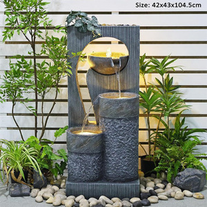 Statue de Bouddha grandeur nature pour <span class=keywords><strong>jardin</strong></span>, fontaine d'eau, cascade, sculpture pour la décoration de cour, de <span class=keywords><strong>jardin</strong></span> ou d'hôtel - Product Image 2