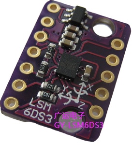 GY-LSM6DS3 โมดูลบレーคเอาท์ 6 องศาอิสระ (การส่งข้อมูลแบบ IIC/SPI) W69 - Product Image 1