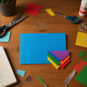 Foglio di Schiuma EVA Ilan 60x40cm Blu Cielo Materiale per Artigianato - Product Image 2