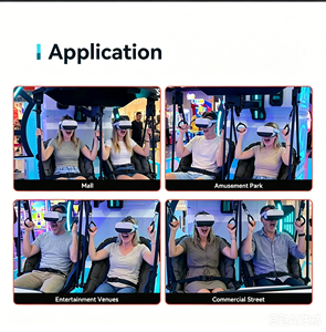 Simulateur de <span class=keywords><strong>Parapente</strong></span> VR 2 Places pour Centre Commercial, Expérience de <span class=keywords><strong>Vol</strong></span> 9D en Fibre de Verre pour 2 Joueurs - Product Image 5