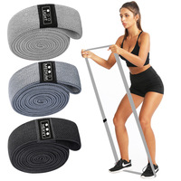 YETFUL accessoires de gymnastique exercice hanche entraînement Yoga butin personnalisé imprimé tissu résistance bande élastique pour le sport