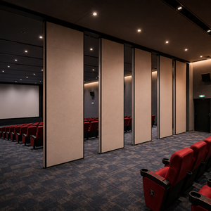 Cloison acoustique mobile pour conservatoire <span class=keywords><strong>de</strong></span> musique, mur insonorisé amovible pour salles <span class=keywords><strong>de</strong></span> pratique d'instruments - Product Image 1