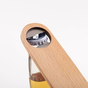 Ouvre-bouteille personnalisé en acier inoxydable avec manche en bois, gravé, cadeau promotionnel pour mariage ou fête - Product Image 4
