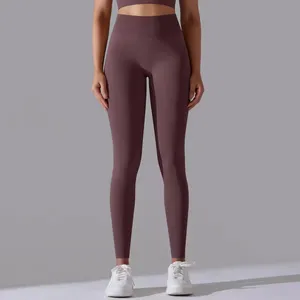 RTS Women Deep V Contour Line Seamless Yoga Leggings Deportivo Pantalones De Yoga High Waist Gym Training Tights