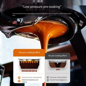 Machine à expresso semi-automatique à levier ALM KOPi 58MM <span class=keywords><strong>3ème</strong></span> génération, pression manuelle variable avec mousseur à lait vapeur - Product Image 3