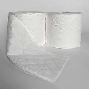 Bolsa de plástico profesional de 4 capas para hotel, Rollo grande de papel higiénico de Bambú - Product Image 1