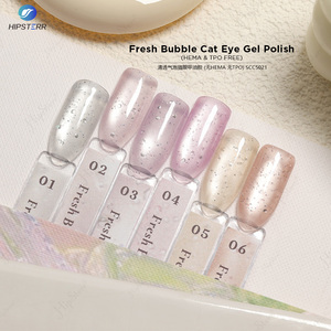 Esmalte de Gel Magnético con Efecto Burbuja y Ojo de Gato, Reflectante y Brillante, Transparente y Rosa, Libre de HEMA y TPO, Larga Duración, OEM - Product Image 2