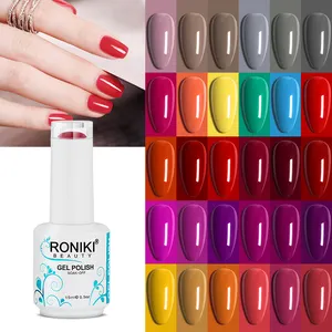 RONIKI-vernis à ongles Gel UV/LED, Soak-Off, 12 couleurs, livraison gratuite usine, échantillon gratuit