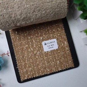 FLLL003 vente en gros 560g Plaid 100% laine mérinos tissu cachemire mélange laine tissu <span class=keywords><strong>pour</strong></span> femmes sweat ensemble costumes <span class=keywords><strong>manteau</strong></span> - Product Image 4