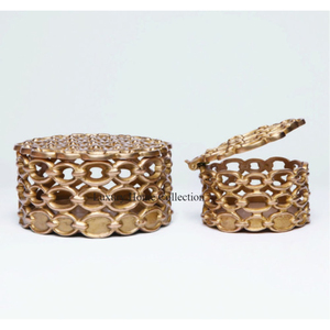 Elegante tarro de vela y macetas con aspecto de diseñador de Metal recién llegado con pegatina esmaltada personalizada, suministros decorativos de mesa aplicados - Product Image 3