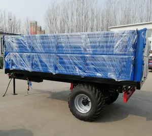 2024 Latest European Standard Customizable High Quality 3 Tons Dump Farm Tractor Trailer