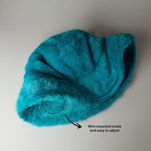 Everyday <b>Winter</b> Faux Fur Bucket Hat Unisex Soft Fluffy Warm Lightweight Fleece Fisherman <b>Cap</b> for Women Men - Product Image 3