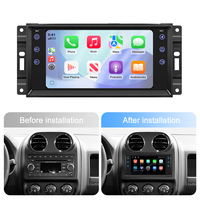Radio para Auto Rhythm de 7 Pulgadas con Carplay Inalámbrico, Android Auto, Cámara de Reversa AHD y Radio FM para Jeep Wrangler de 2007 a 2016