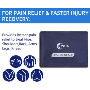 Compresse froide réutilisable souple et flexible, compresse froide et coussin de gel rafraîchissant, pochettes de glace pour blessures aux pieds, au visage, à l'épaule, à la hanche, au bras, à la cheville - Product Image 5