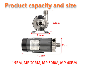 Stainless Steel Magnetic Drive <strong>Pump</strong> Centrifugal Food Grade <strong>Home</strong> Brew <strong>Pump</strong> <strong>for</strong> Soda / <strong>Beer</strong> Brewing - Product Image 4
