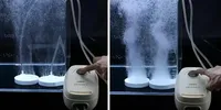 Nouveau design SOBO pompe d'oxygénation d'aquarium réservoir de poissons prix bon marché pompe à air d'aquarium silencieuse à sortie unique