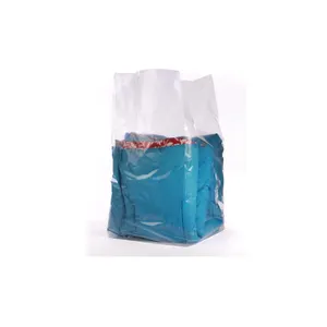 Factory Make Large Size Waterproof Packing Jumbo Clear Big Plastic Side Gusset Bag