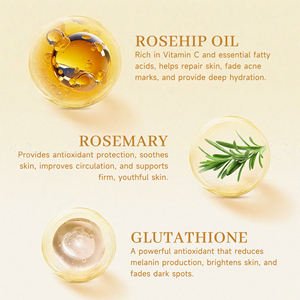 Aceite Corporal Blanqueador con Glutatión SheDiary OEM, Aceite Aclarador de Piel, Hidratante, Anti-Manchas Oscuras, Aceite Facial y Corporal para el Brillo de la Piel - Product Image 6