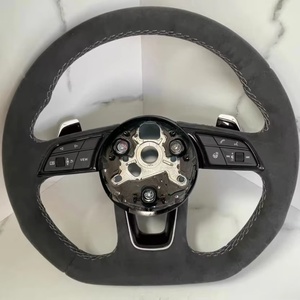 Personnaliser B9 carbone pour volant de sport en daim pour Audi A3 A4 A5 A6L A7 A8 RS3 RS4 Q7 A8 exclusif pour Audi A6 R8 RS7 - Product Image 1