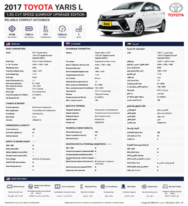 Toyota Vios 1.5G CVT Automatica Usata del 2017, Berlina di Seconda Mano a Basso Consumo di Carburante, Pronta per l'Esportazione dalla Cina - Product Image 3
