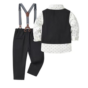 Enfants garçon formel gilet costume bébé garçons fête de mariage garçons ensemble de vêtements diplômé cérémonie costume - Product Image 2