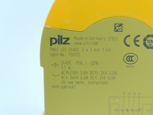 PLC 750132 PNOZ S22 Relais de sécurité, connecteurs manquants - Product Image 6