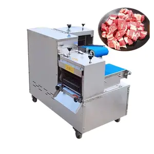 Máquina comercial de processamento de carne fresca Cortador de cubos de carne congelada Cortador de carne fresca